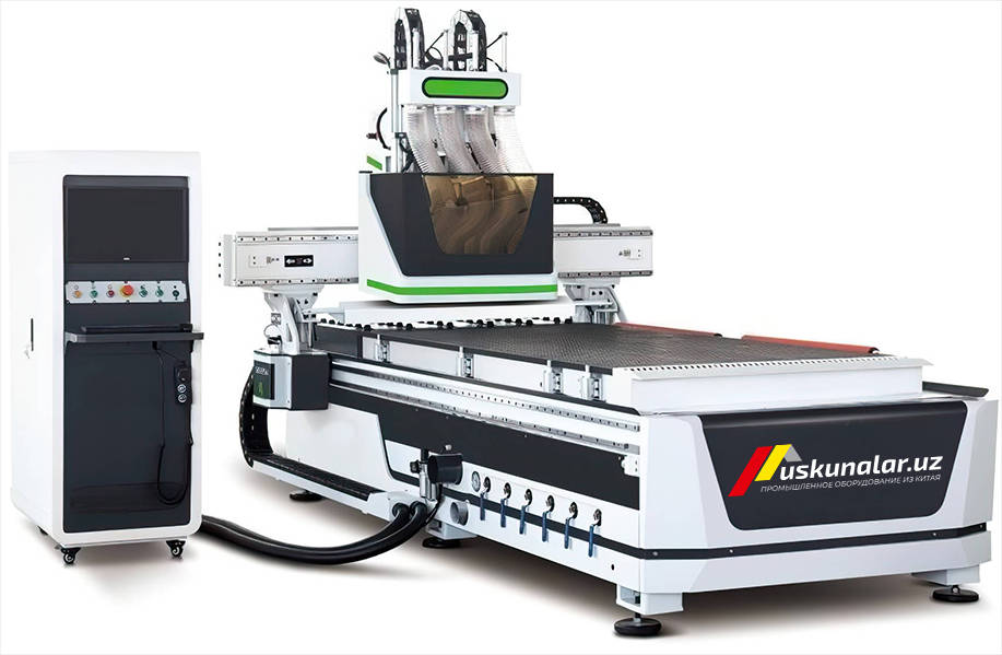CNC yog'ochga o'yma ishlov berish uskunasi US-SX1325A-4
