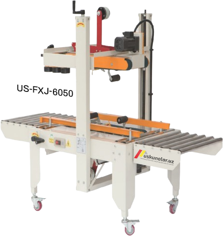 Karton korobka ustki va pastki qismini skotchlovchi uskuna US-FXJ-6050