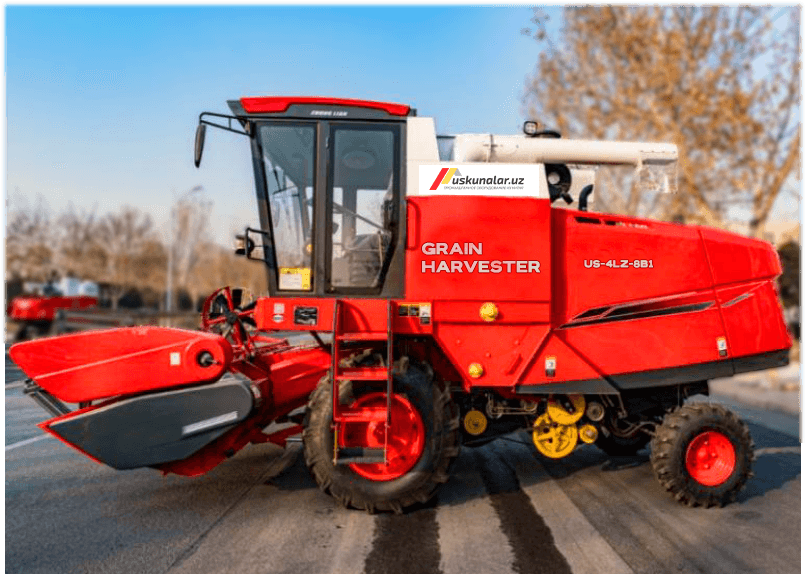 Donli ekinlarni yig'ish uchun kombayn US-4LZ-8B1