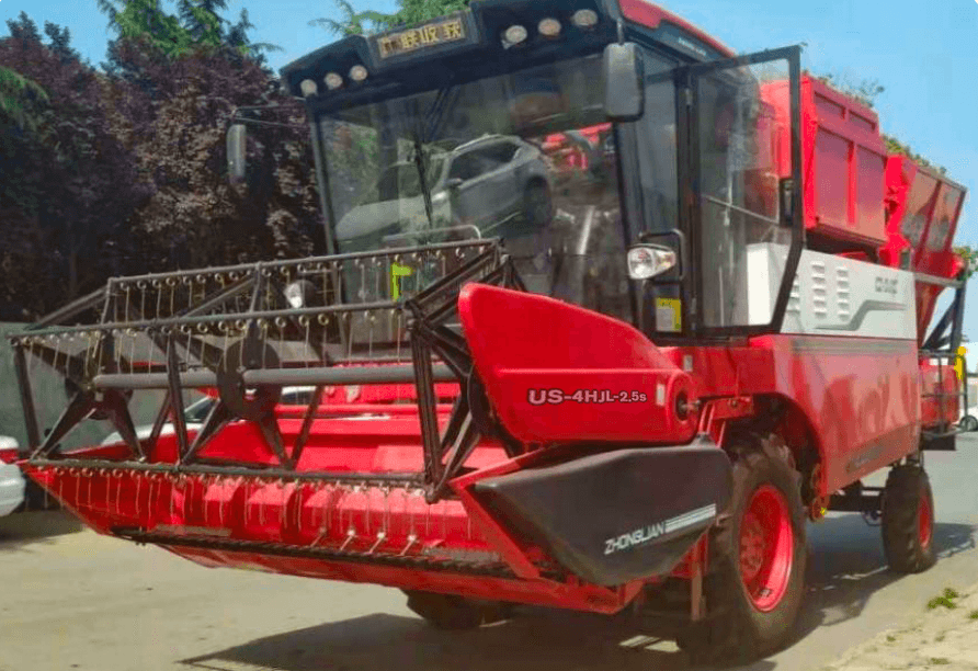 Yeryong'oq va bug'doy hosilini yig'ish kombayni (4WD) US-4HJL-2.5s