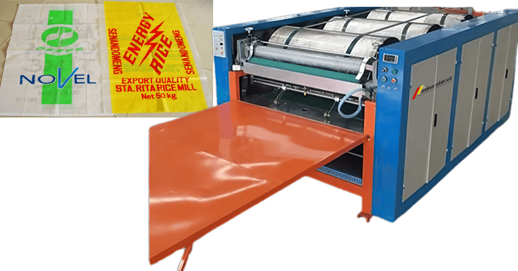 Qoplarga pechat qilish uchun 4 rangli offset bosma uskunasi US-ASBY4800