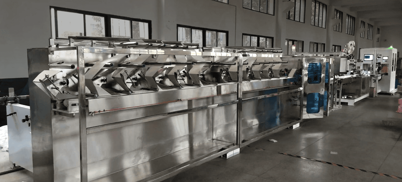 Nam salfetka ishlab chiqarish uchun avtomatik liniya US-DH-12