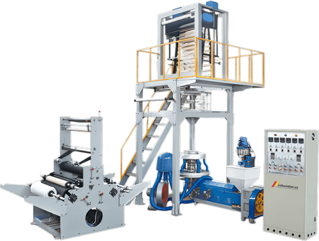 Polietilen rulon (paket) ishlab chiqarish uskunasi US-SJ-55