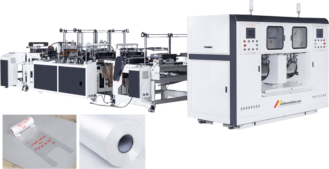 Maykali va oddiy rulonli paket ishlab chiqarish uskunasi US-JDAP-400*2 (B)