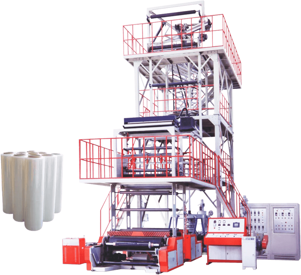 3 qavatli polietilen plyonka ishlab chiqaruvchi ekstruder US-3SJ-50