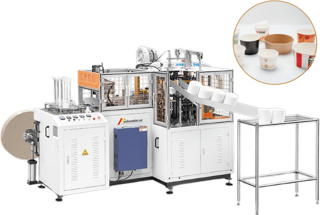 Qog'oz idishlar (kosalar) ishlab chiqarish uskunasi US-MB-C35H