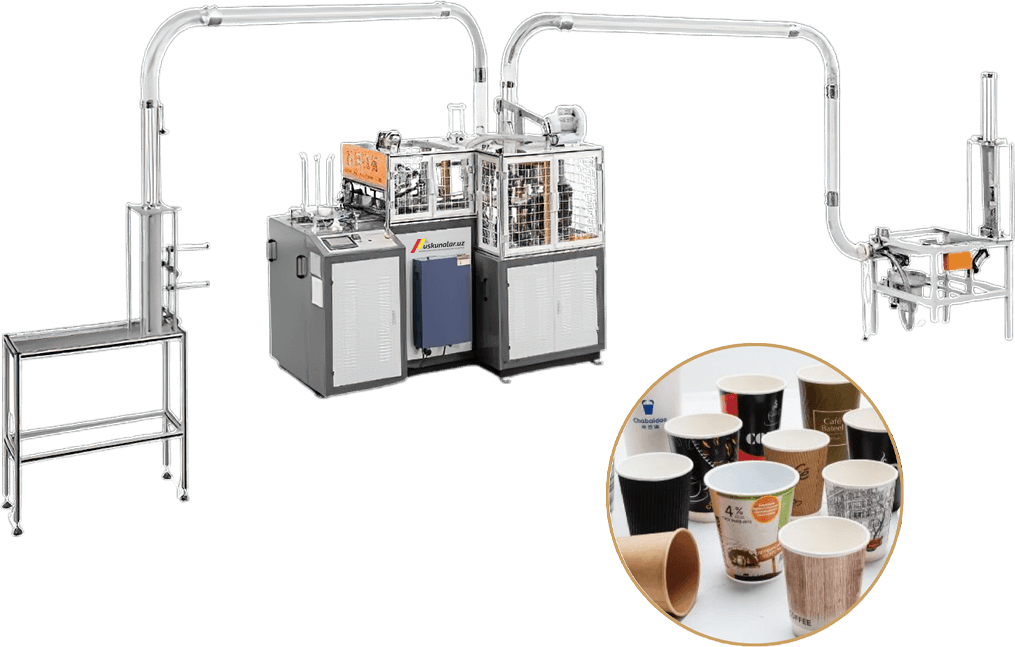 Bir martalik qog'oz stakan ishlab chiqarish uskunasi US-ZKT-09H